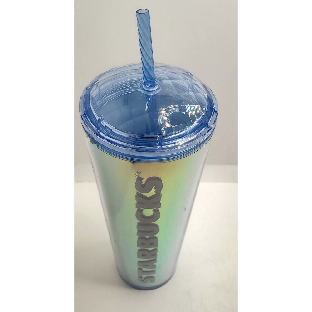 STARBUCKS 2023 Summer IRIDESCENT DICHROIC DOME 24 Oz Venti Cold Cup Tumbler
